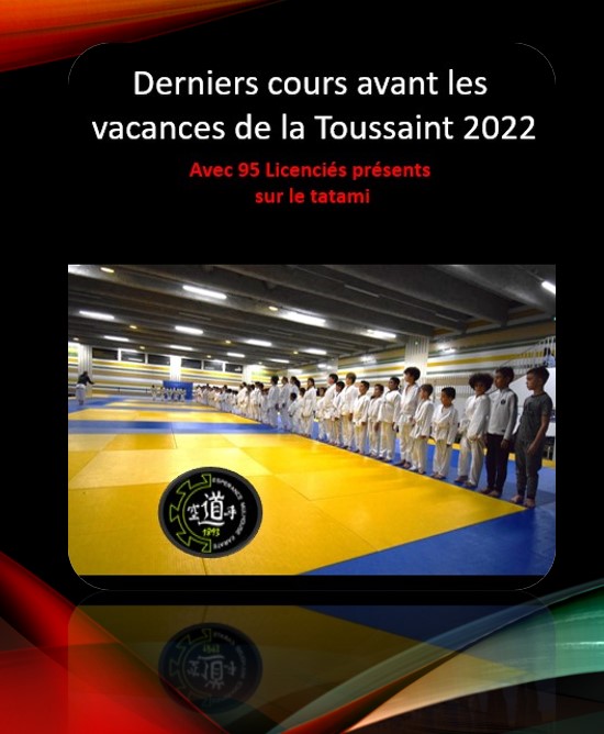 Dernier cours avant les Vacances de la Toussaint le 19 Octobre 2022
