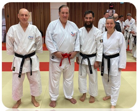 Participation au Stage Fédéral avec Patrice BELRHITI et Remise de Diplôme pour Claude